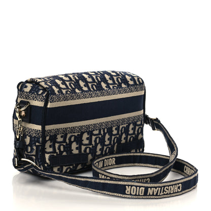 Christian Dior Oblique Small Diorcamp Messenger Blue 2 of 5