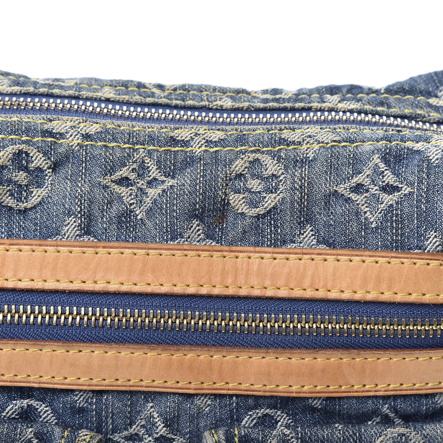 Monogram Denim Baggy PM Blue
