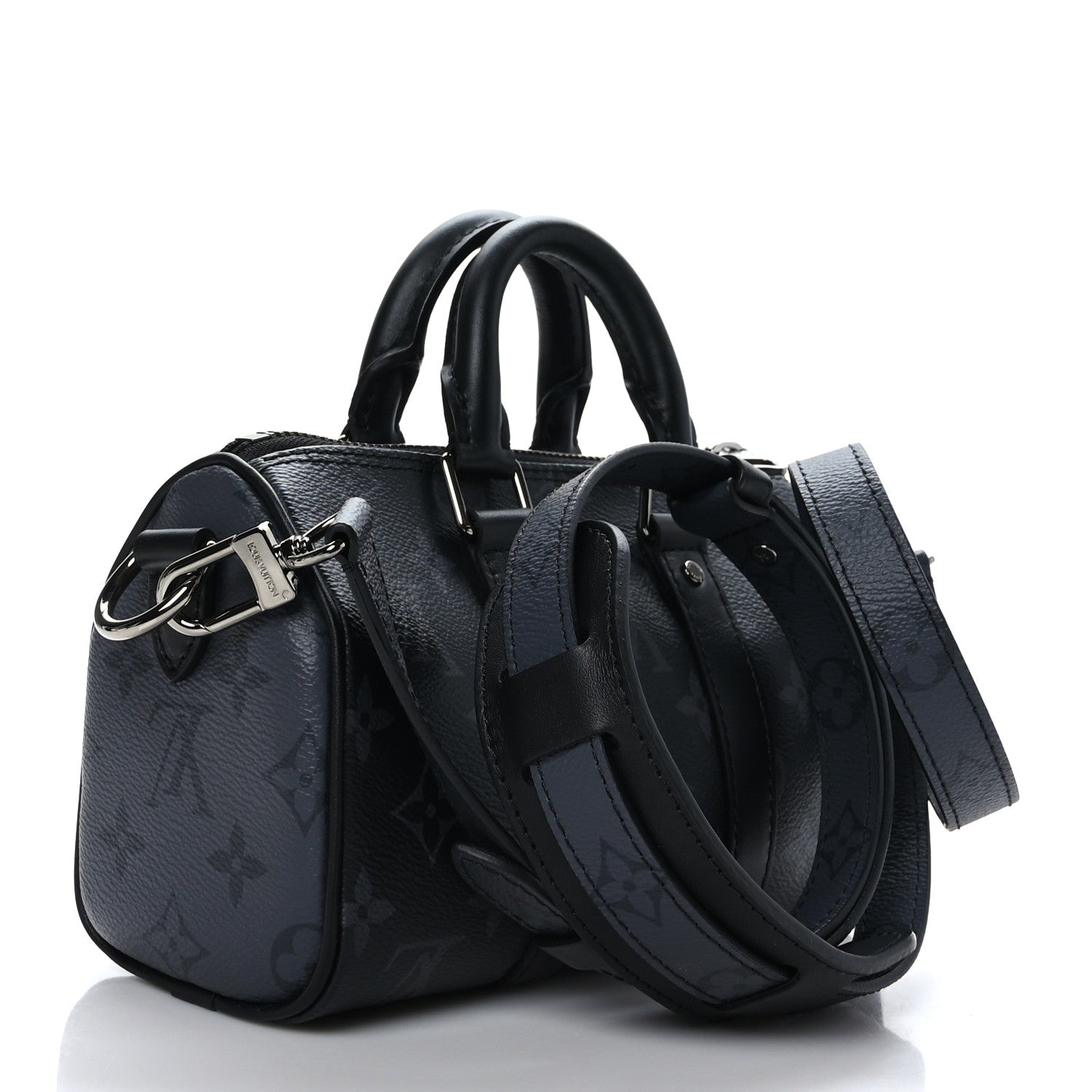 Louis Vuitton Reverse Monogram Eclipse Keepall XS Black 3 of 8