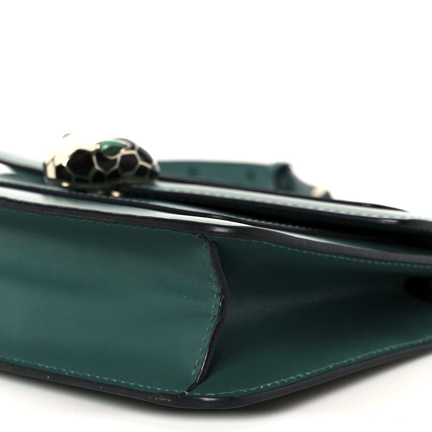 Calfskin Serpenti Forever Crossbody Bag Emerald Green
