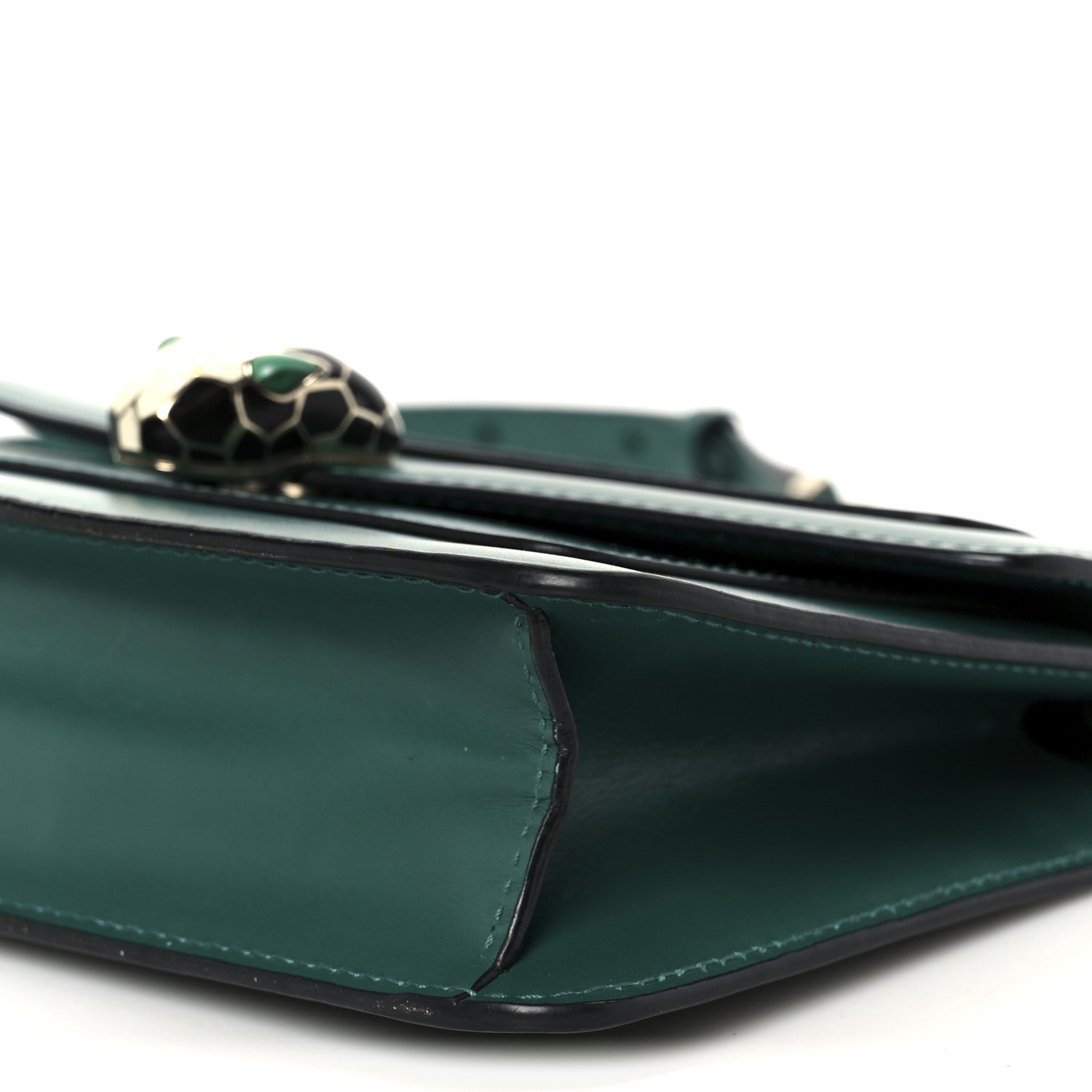 Bulgari Calfskin Serpenti Forever Crossbody Bag Emerald Green 10 of 10
