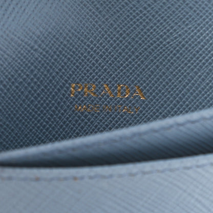 Prada Saffiano Greche Card Holder Astrale Soleil 6 of 6