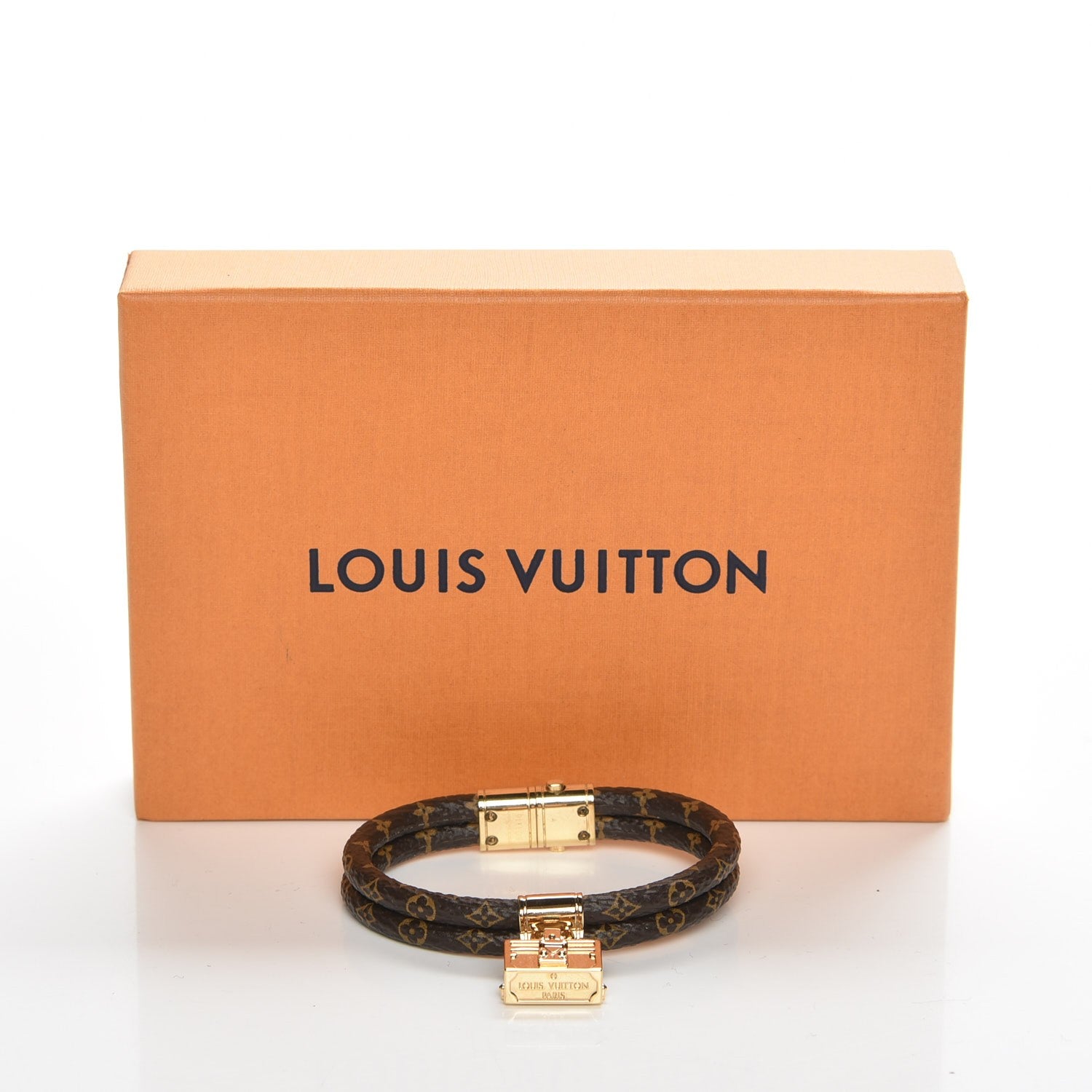 Louis Vuitton Monogram Petit Malle Bracelet 17 4 of 4