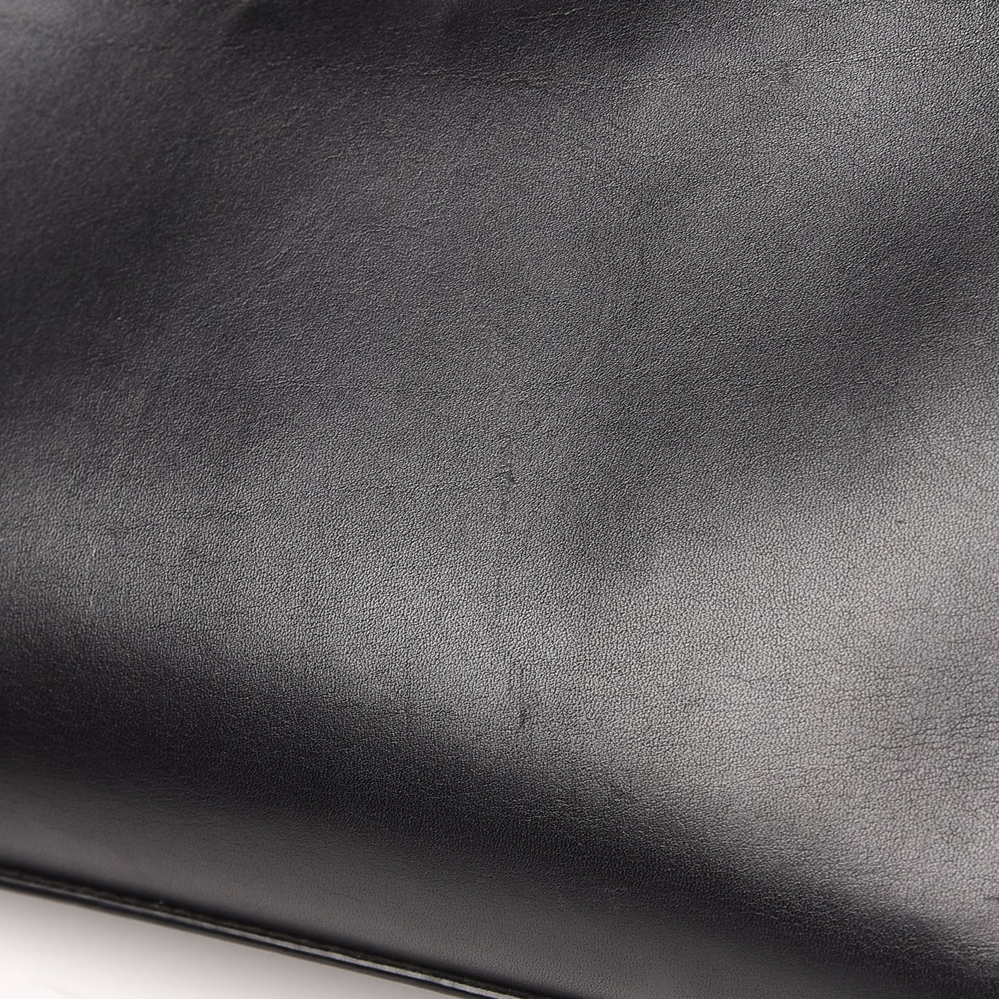 Nappa Bamboo Small Nymphaea Top Handle Bag Black