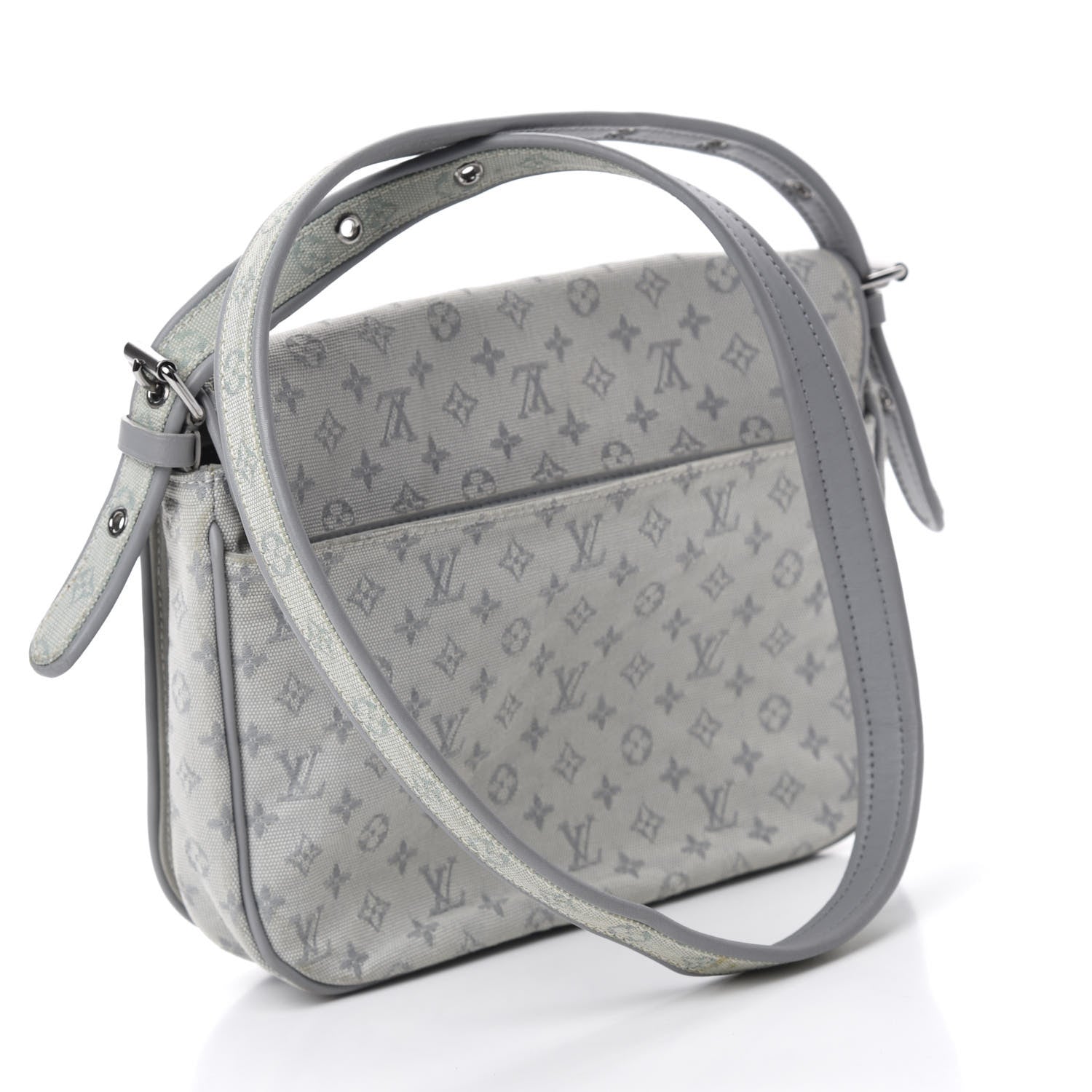 Louis Vuitton Mini Monogram Patchwork Conte De Fees Musette Grey 3 of 12