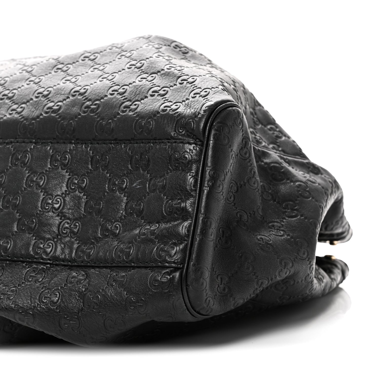 Guccissima Large Sukey Tote Black