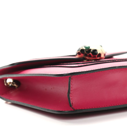 Bulgari Calfskin Serpenti Forever Crossbody Bag Pink 9 of 13