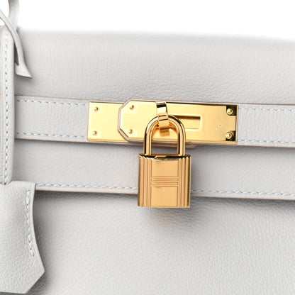 Hermes Evercolor Kelly Retourne 28 Gris Perle 11 of 13