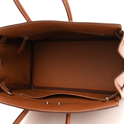 Hermes Swift Birkin Shadow 25 Gold 5 of 11