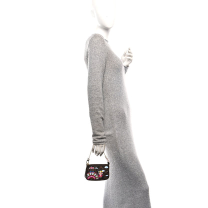 Louis Vuitton Damier Ebene 2020 Christmas Animation Big Wheel Mini Pochette Accessories Rose Ballerine 2 of 10