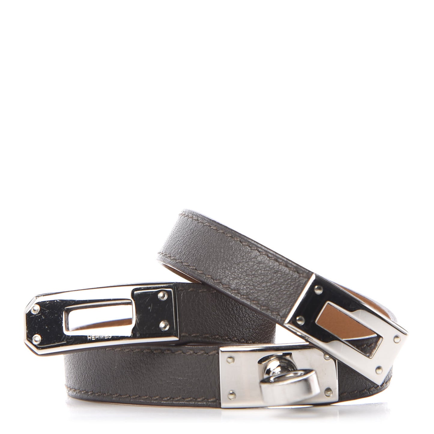 Swift Kelly Double Tour Bracelet M Etain