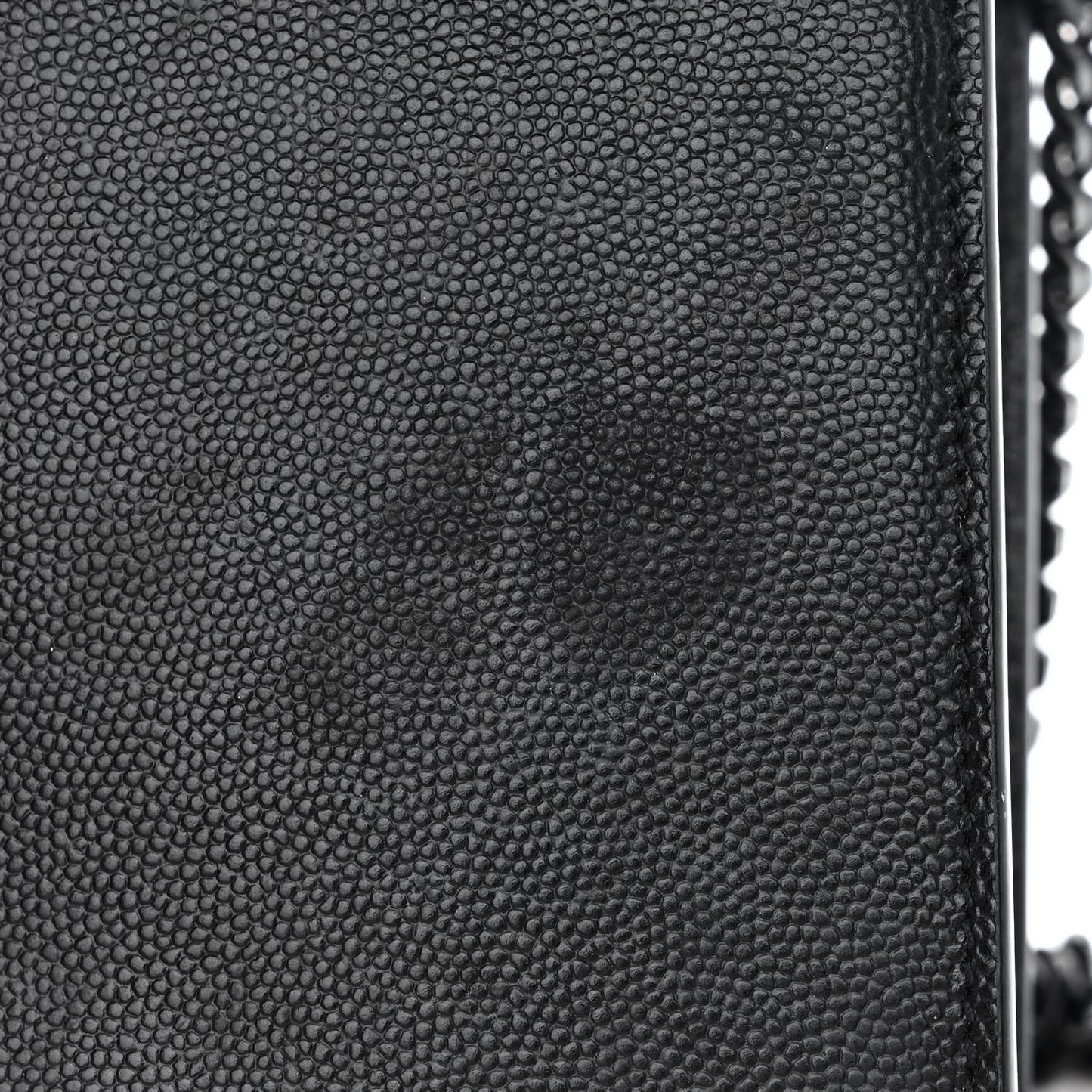 Grain De Poudre Small Monogram Monochrome Kate Satchel Black
