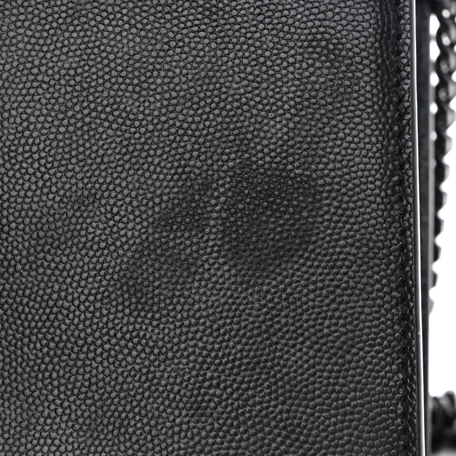 Saint Laurent Grain De Poudre Small Monogram Monochrome Kate Satchel Black 11 of 13