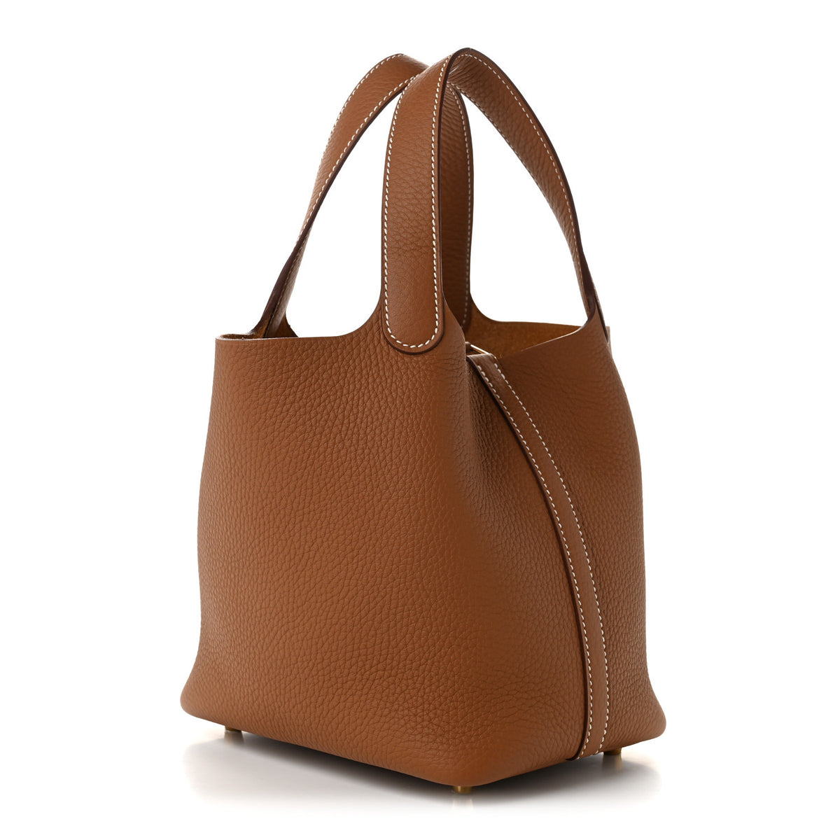 Hermes Taurillon Clemence Picotin Lock 18 PM Gold 3 of 11