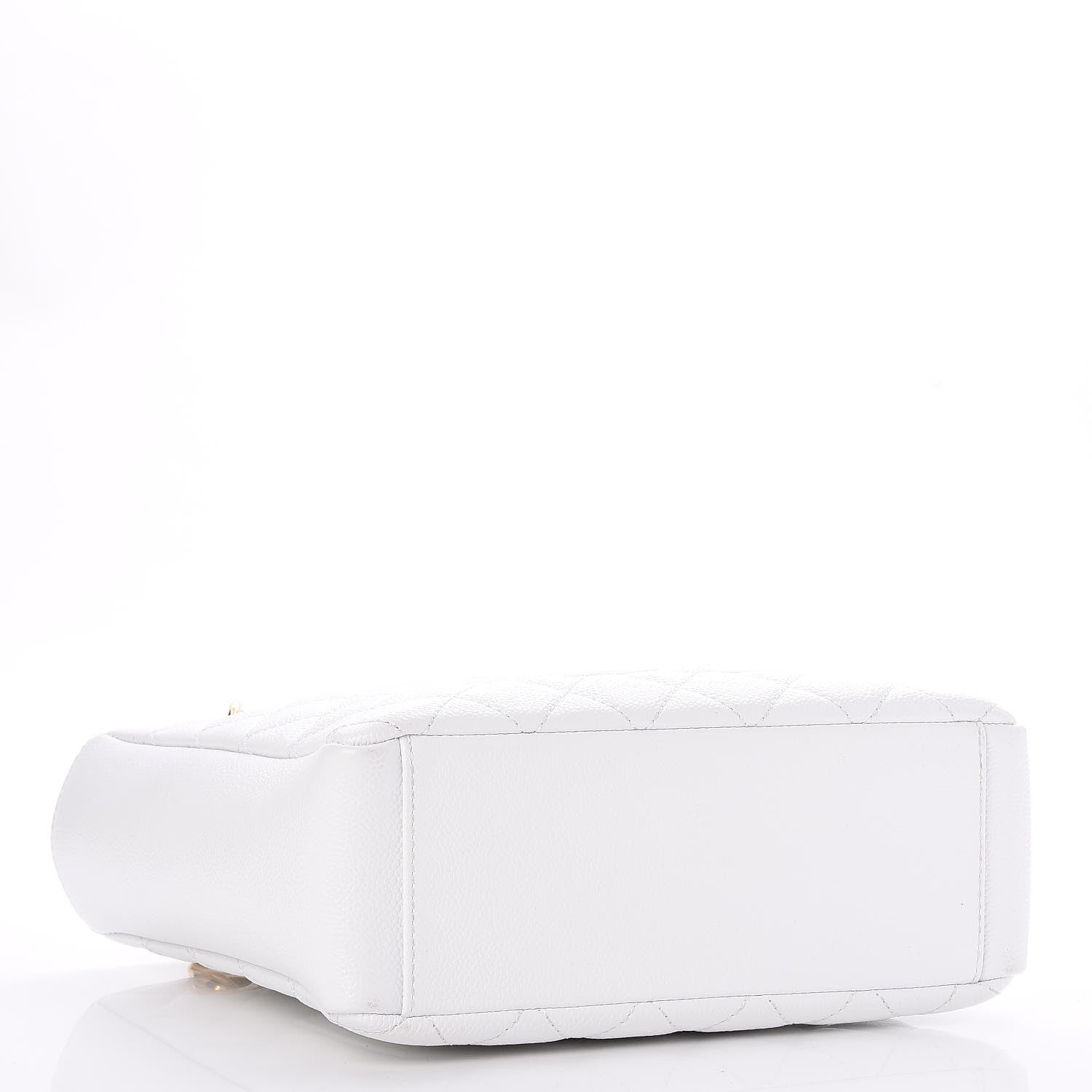 Chanel Caviar Petit Shopping Tote PST White 4 of 7