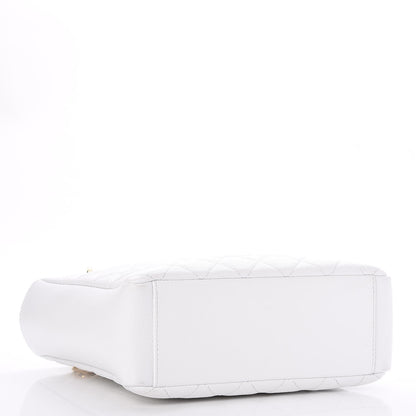 Chanel Caviar Petit Shopping Tote PST White 4 of 7
