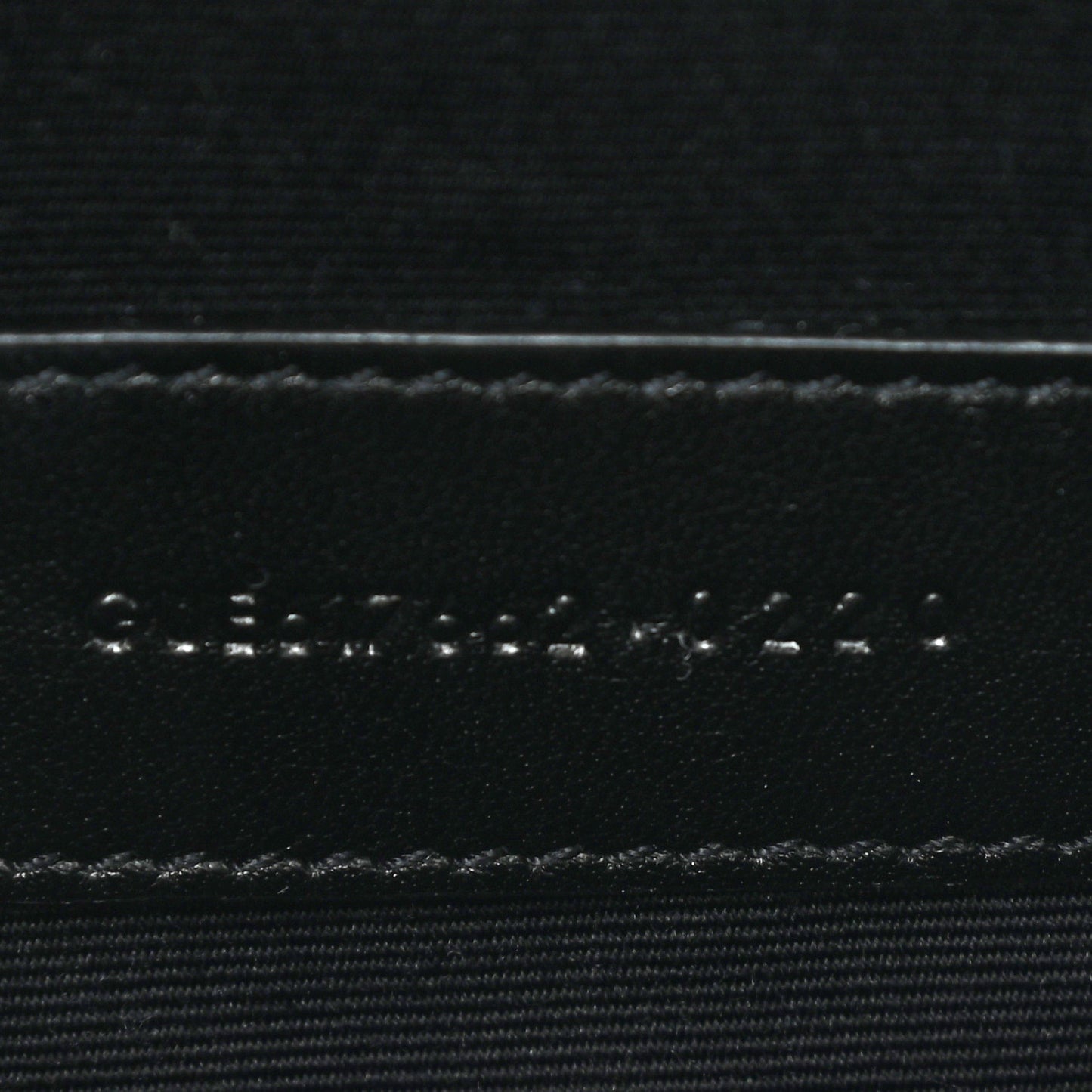 Grain De Poudre Matelasse Chevron Monogram Envelope Clutch Black