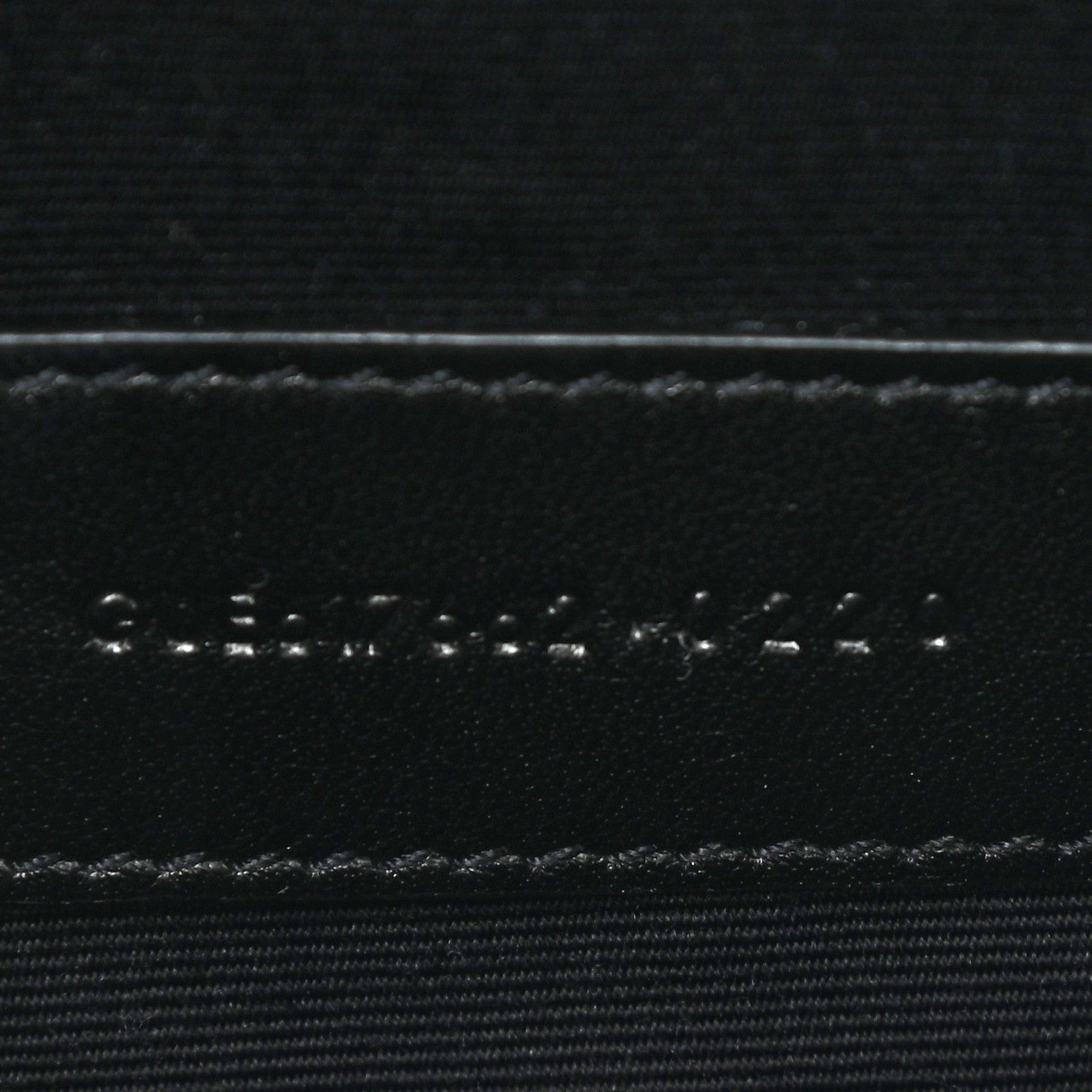 Saint Laurent Grain De Poudre Matelasse Chevron Monogram Envelope Clutch Black 7 of 7