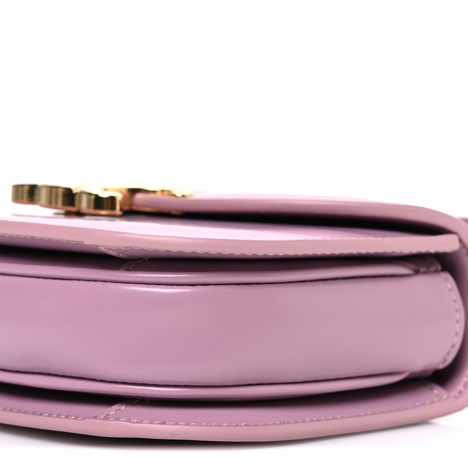 Celine Shiny Calfskin Triomphe Mini Besace Clea Pastel Pink 11 of 12