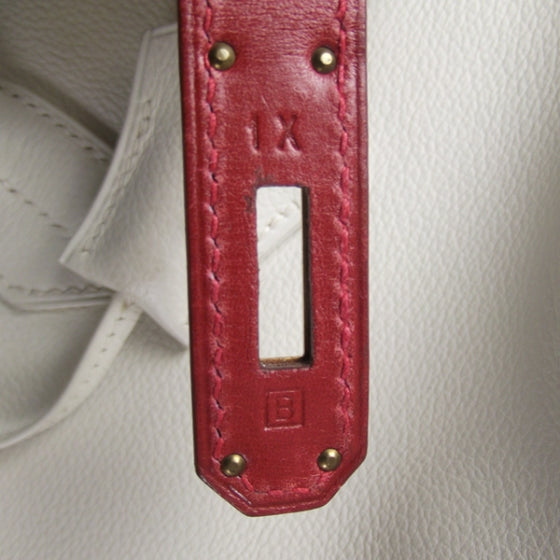 Hermes Swift Custom Birkin 35 White 10 of 10