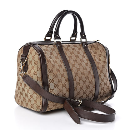 Gucci Monogram Medium Joy Boston Dark Brown 3 of 17