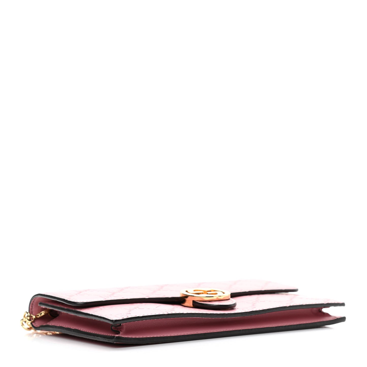 Guccissima Icon Chain Wallet Carmine Rose