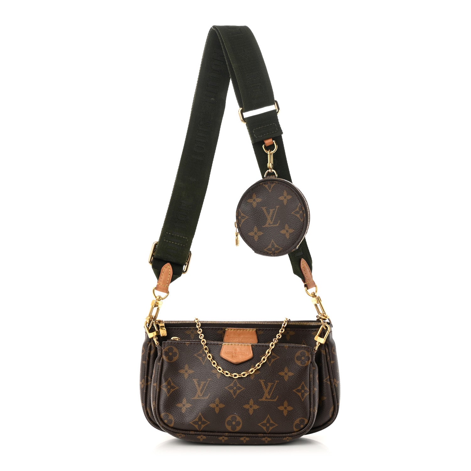 Louis Vuitton Monogram Multi Pochette Accessories Kaki 1 of 10
