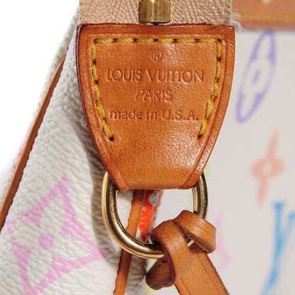 Louis Vuitton Monogram Multicolor Pochette Accessories White 6 of 8