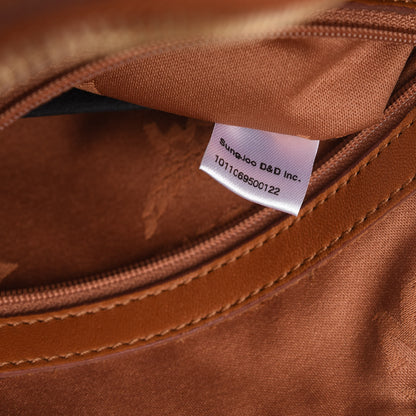 MCM Visetos Mini Boston Bag Cognac 9 of 13