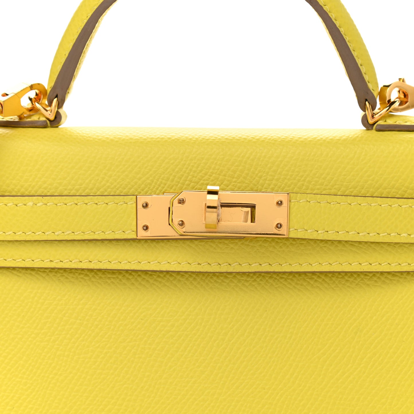 Epsom Mini Kelly Sellier 20 Lime