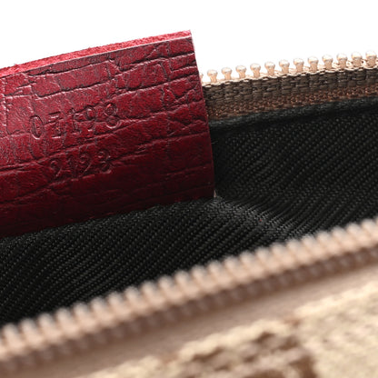 Gucci Monogram Web Boat Pochette Red 7 of 10