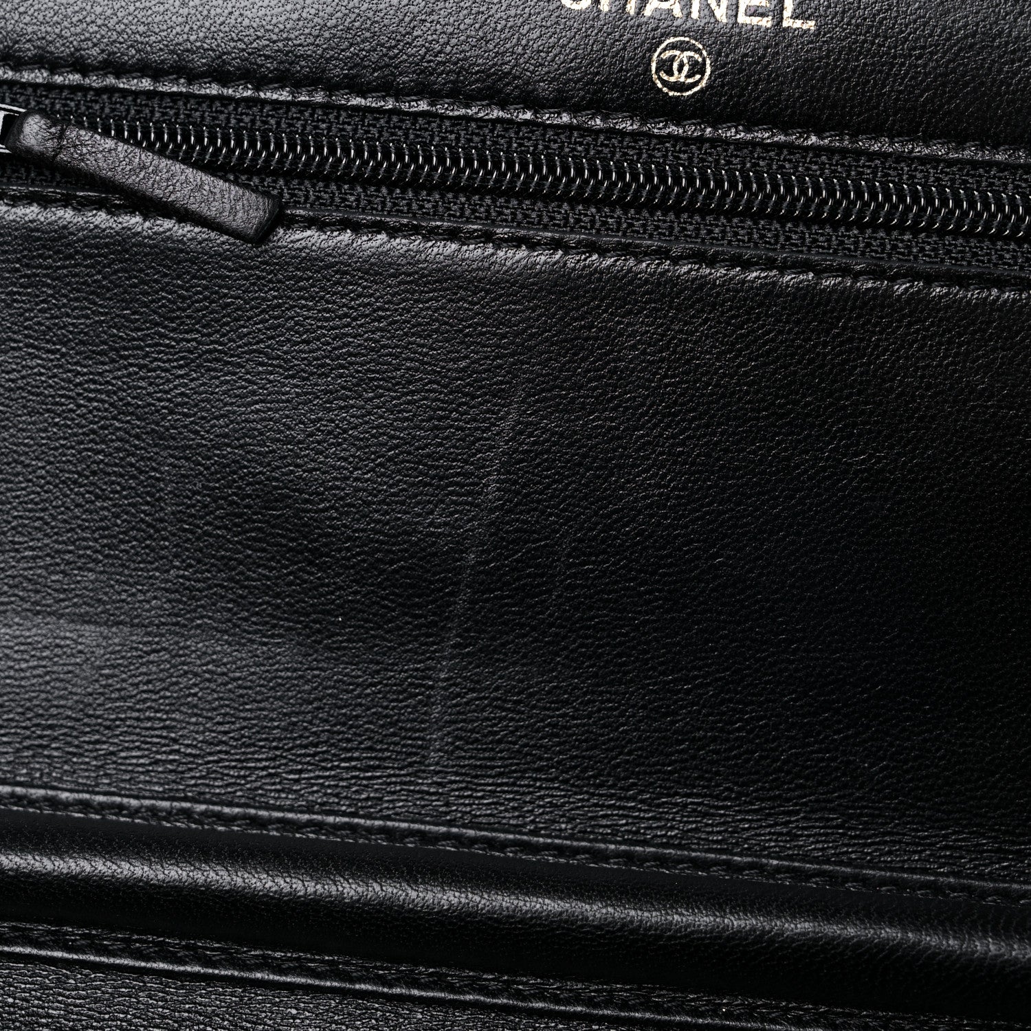 Chanel Caviar Timeless CC Wallet On Chain WOC Black 9 of 10