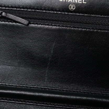Chanel Caviar Timeless CC Wallet On Chain WOC Black 9 of 10
