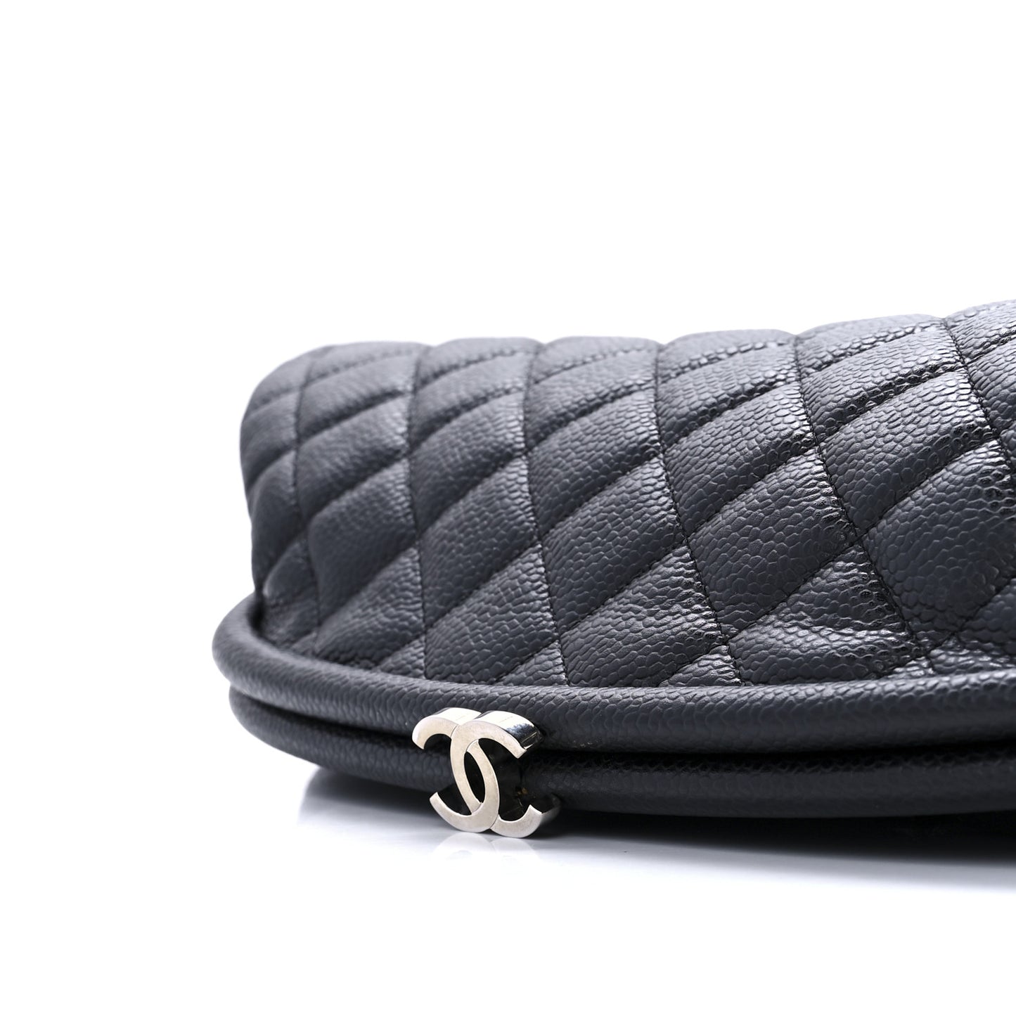 Caviar Quilted Timeless Clutch Black
