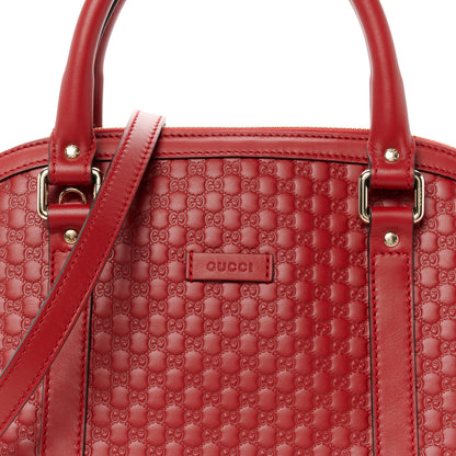 Gucci Microguccissima Medium Dome Bag Red 9 of 12