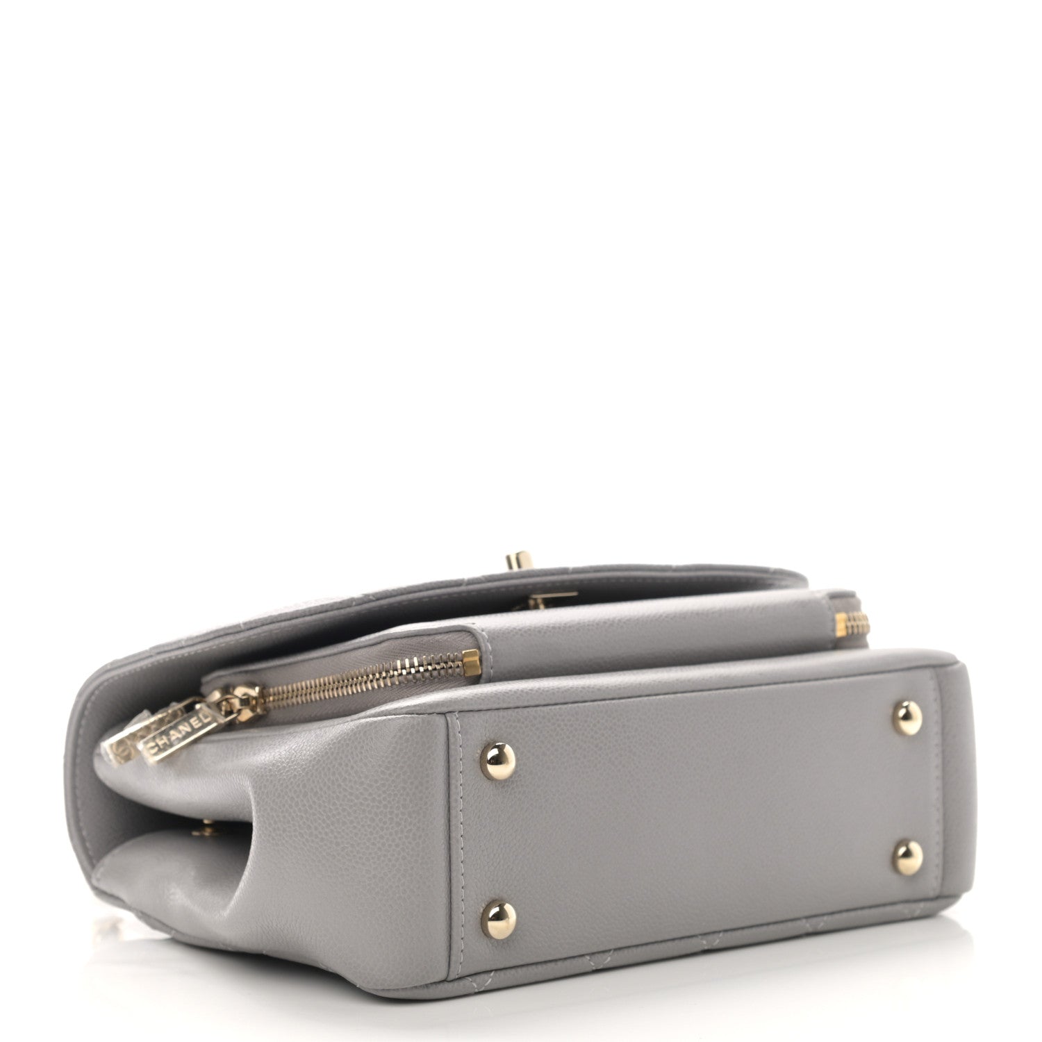 Chanel Caviar Quilted Medium Business Affinity Flap Grey 4 of 12