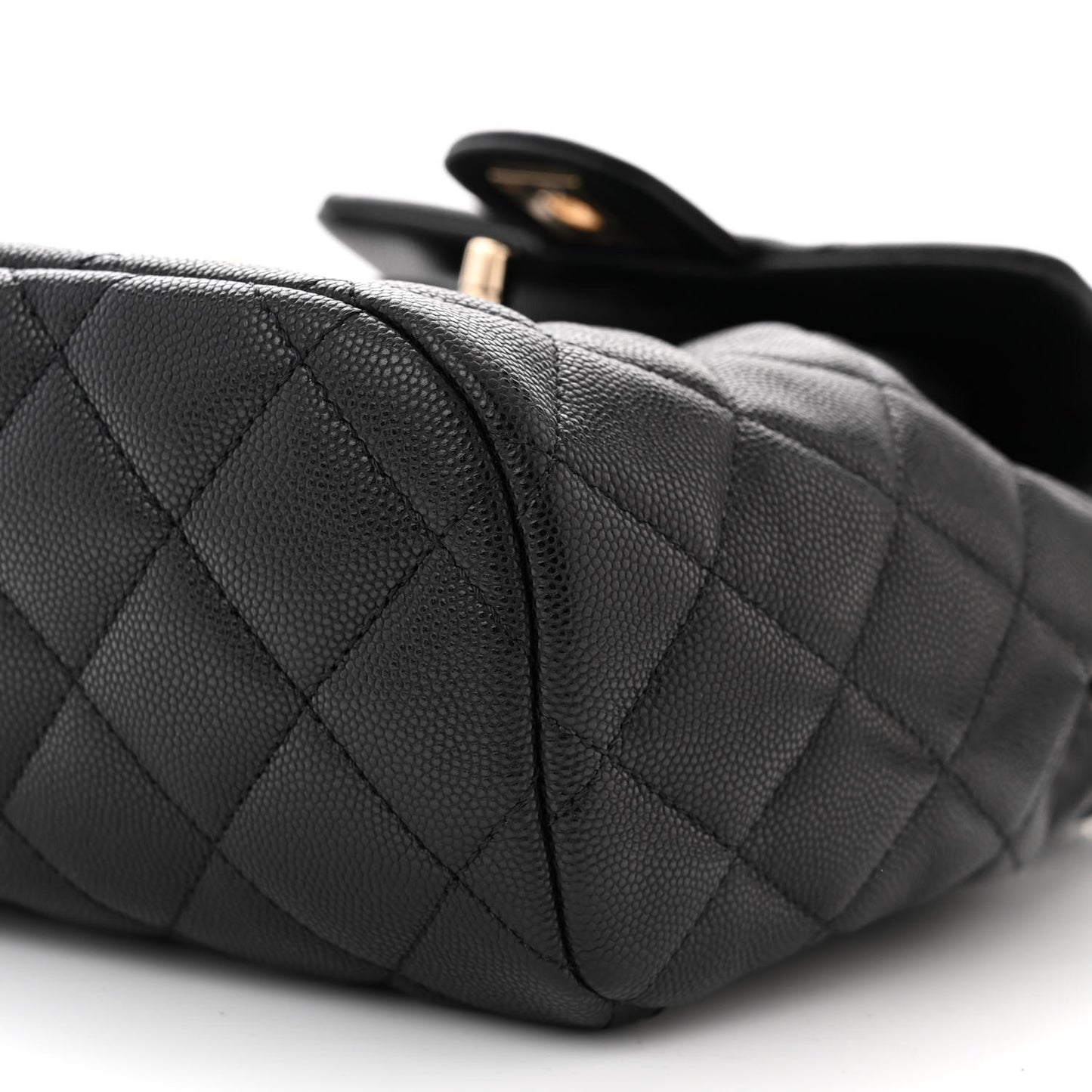 Caviar Quilted Mini Urban Spirit Backpack Black