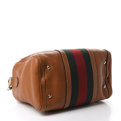 Gucci Calfskin Vintage Web Medium Boston Tobacco 4 of 10