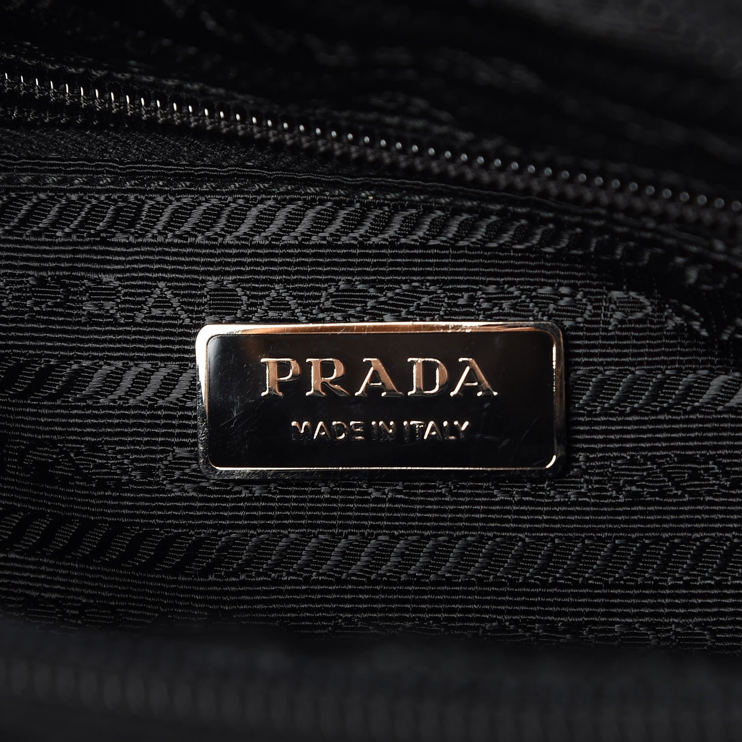 Prada Nylon Vela Messenger Bag Black 6 of 7