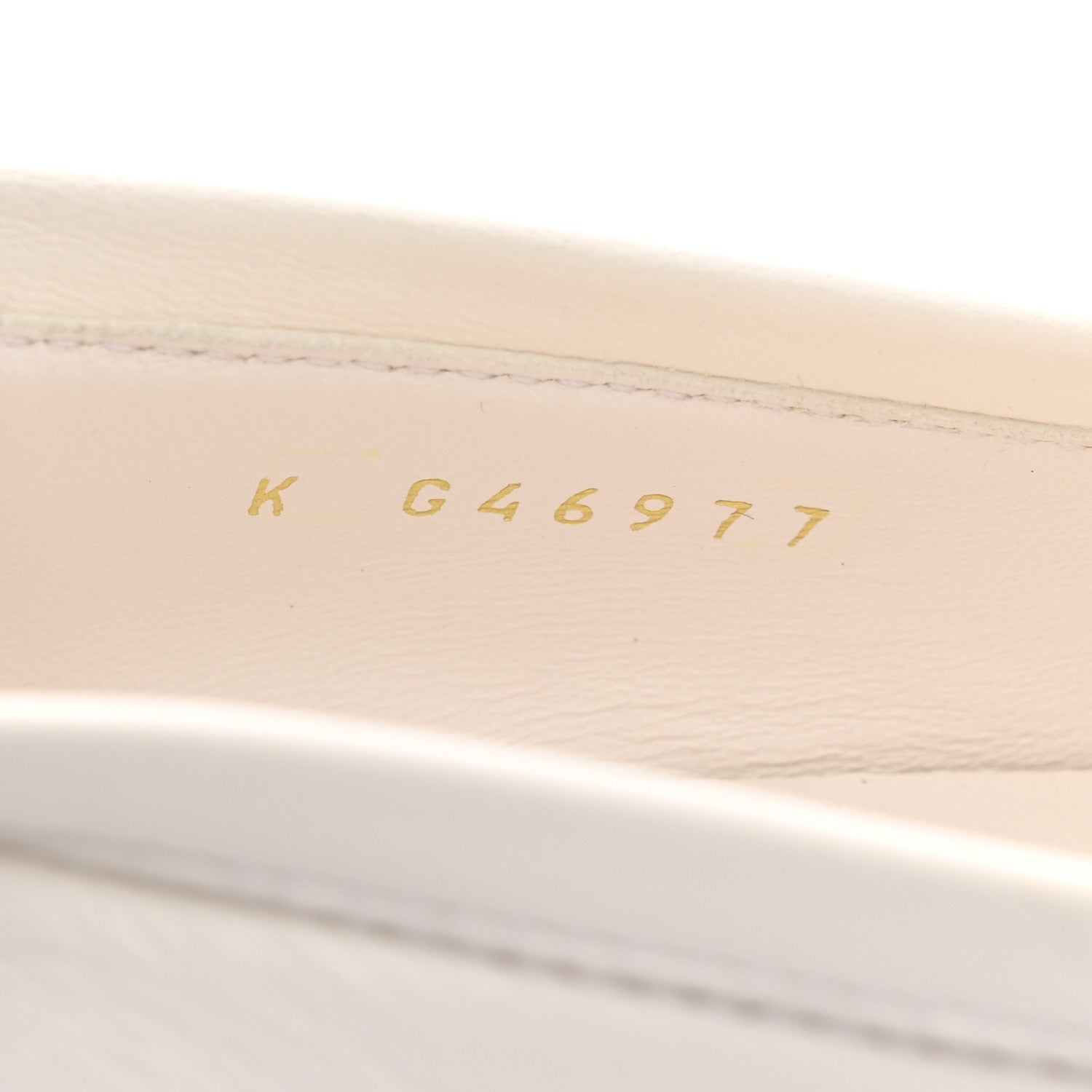 Chanel Lambskin CC Mocassin Loafers 38.5 White 9 of 10