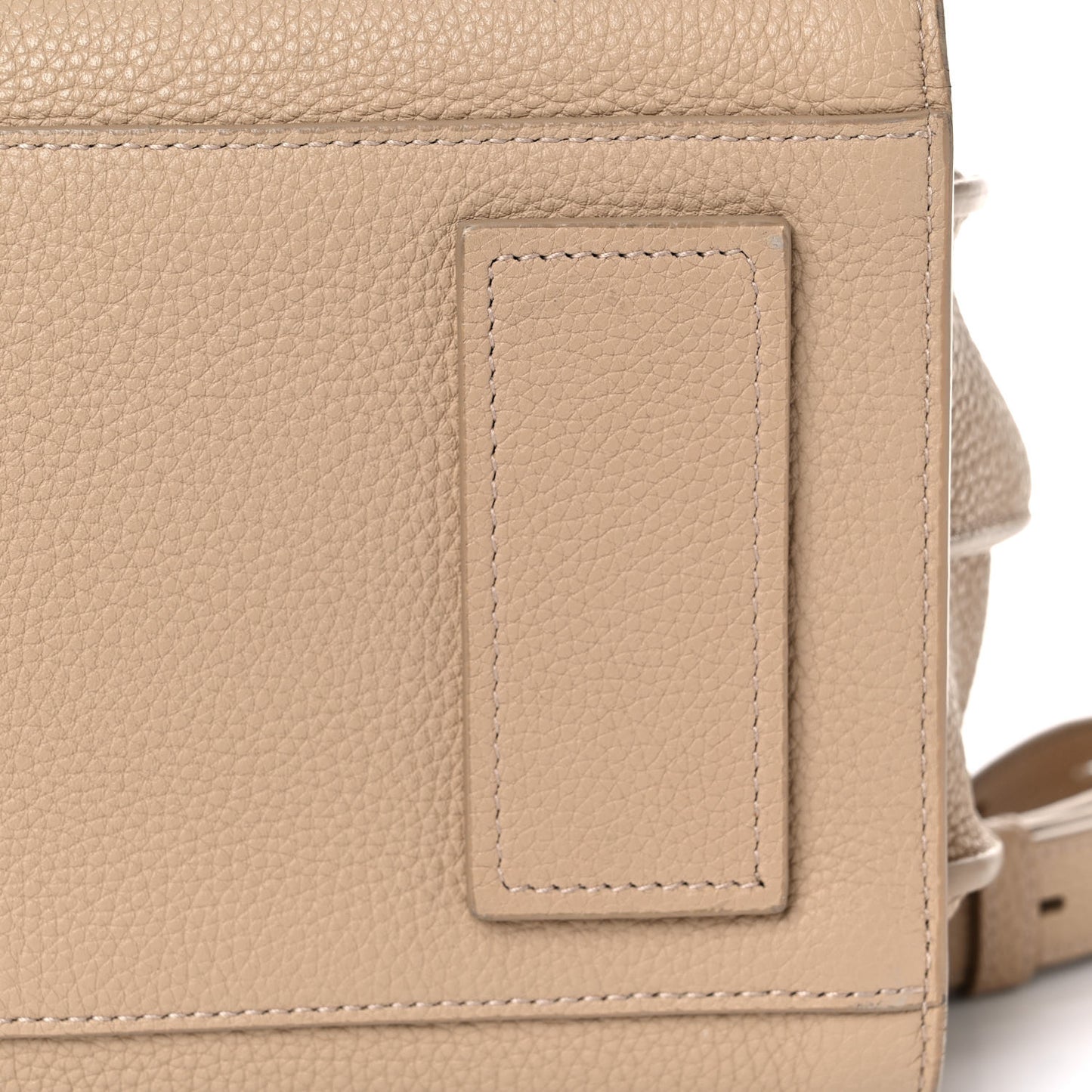 Grained Calfskin Small Supple Sac De Jour Dark Beige