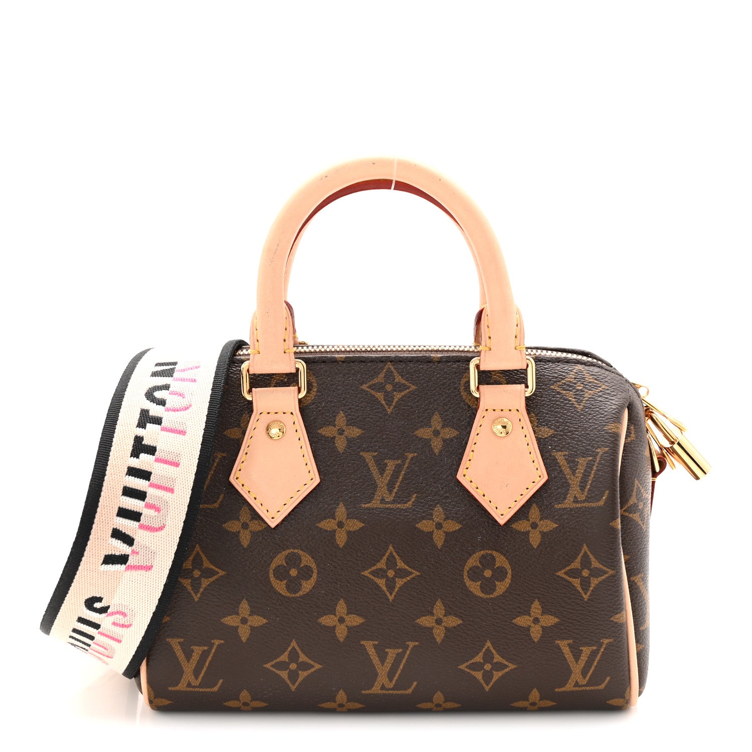 Louis Vuitton Monogram Speedy Bandouliere 20 Black 1 of 10