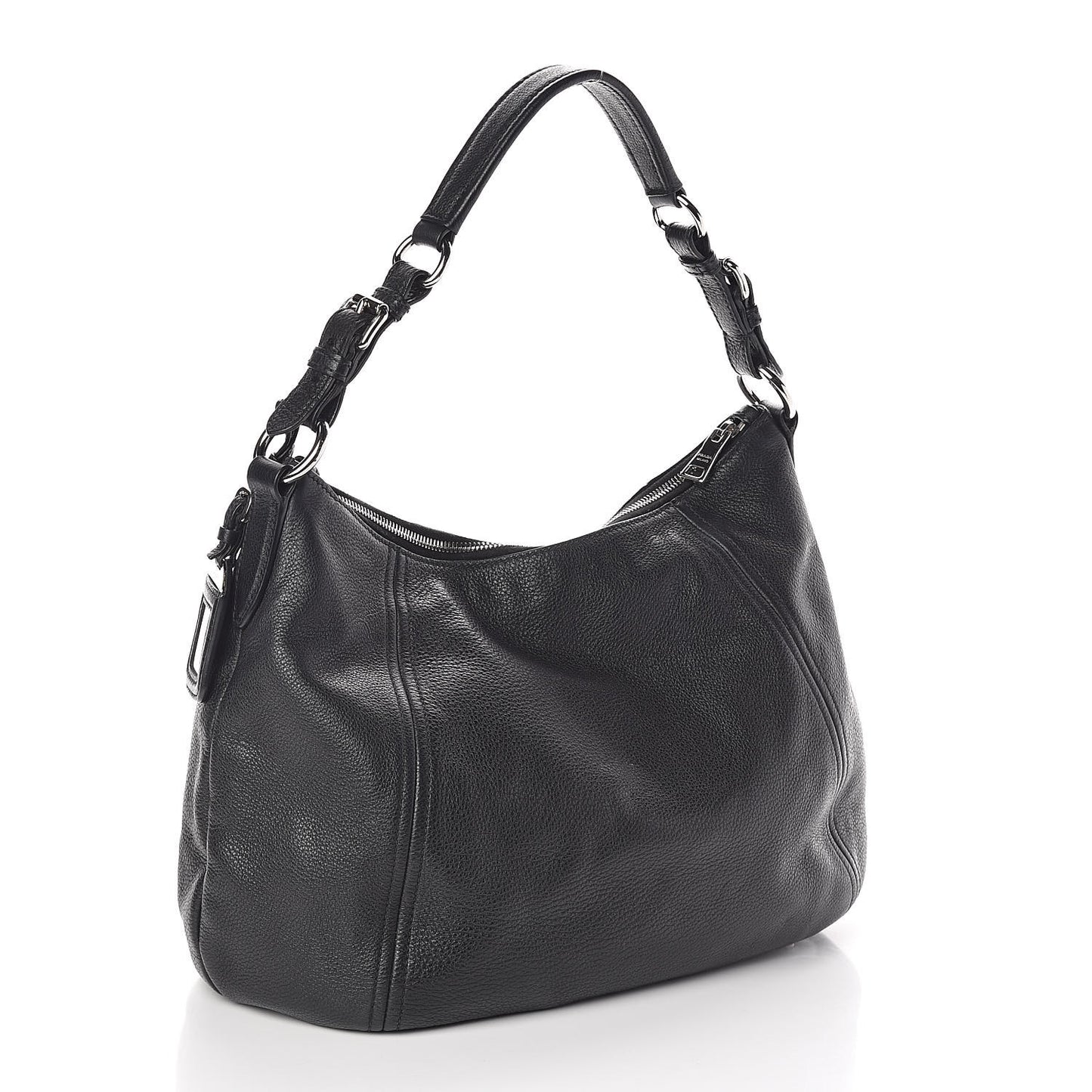Vitello Phenix Hobo Black