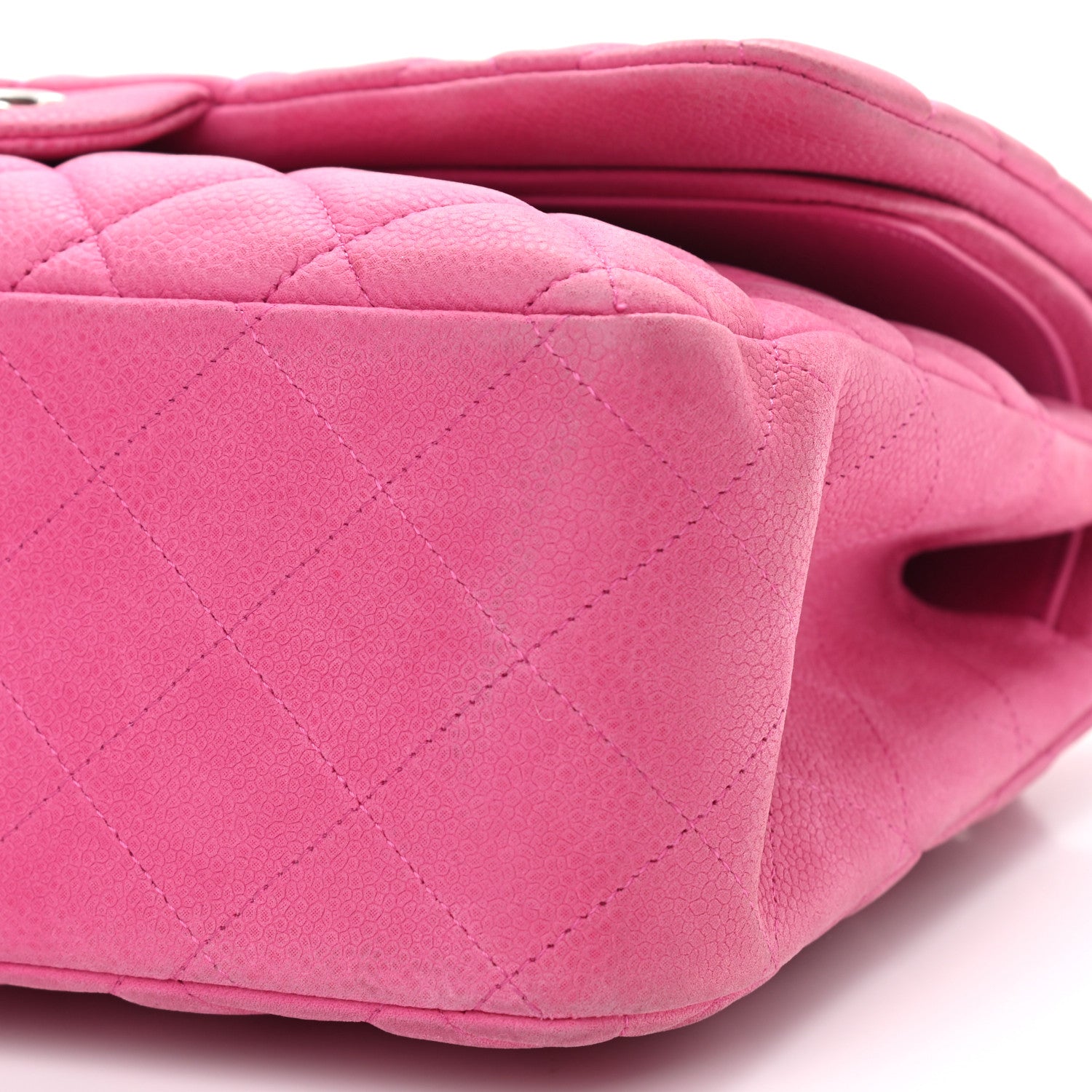 Chanel Iridescent Caviar Quilted Jumbo Double Flap Pink 10 of 13