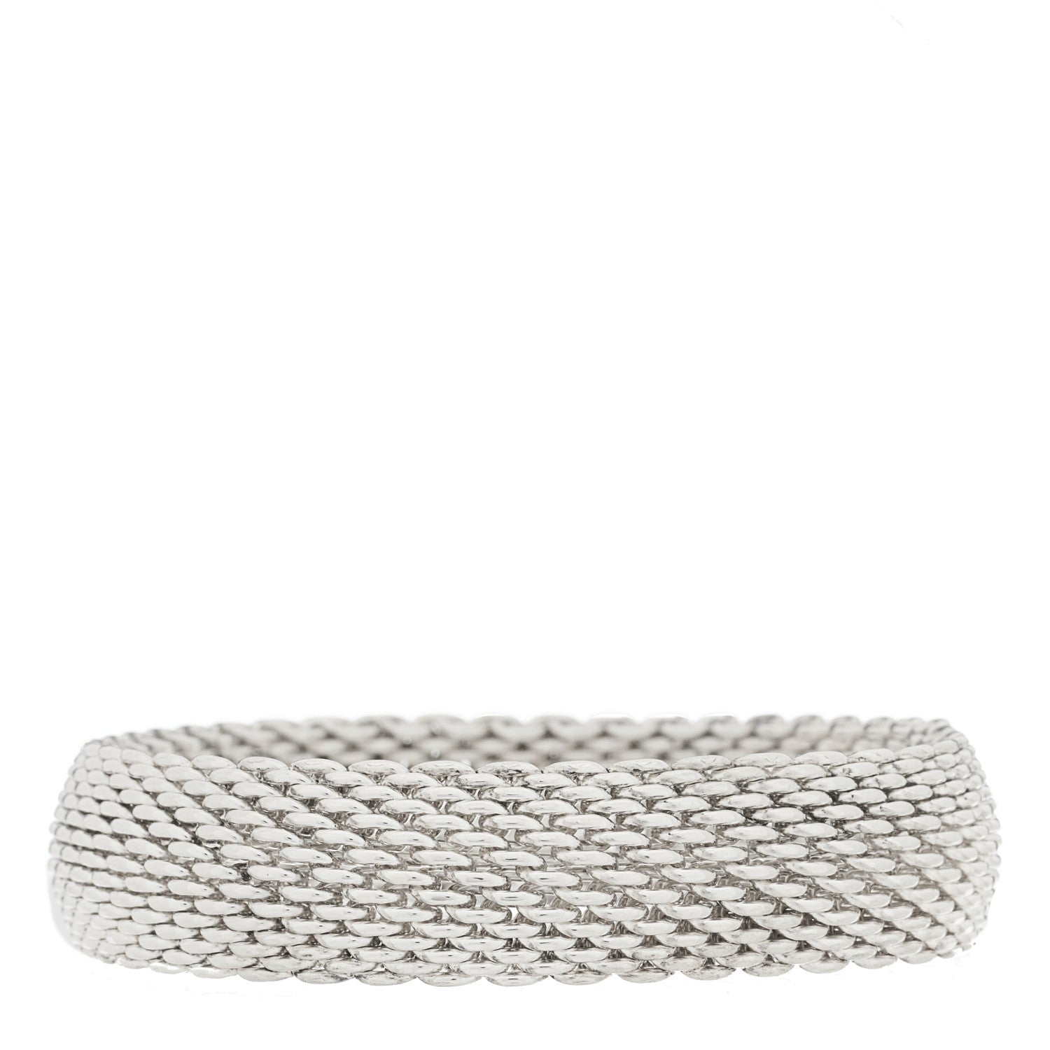 Tiffany Sterling Silver Somerset Mesh Bracelet 1 of 3