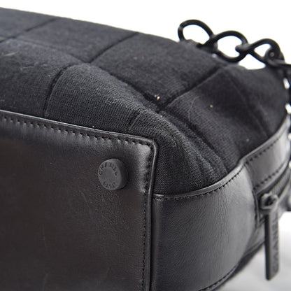 Chanel Jersey Quilted Chocolate Bar Shoulder Bag Black 11 of 15