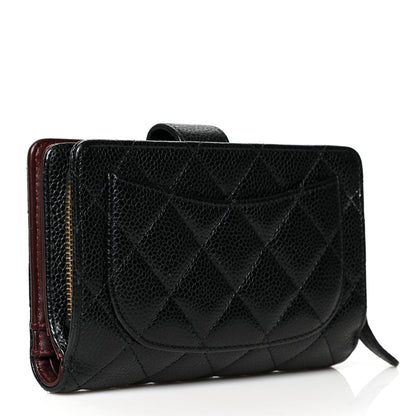 Chanel Caviar Quilted CC French Wallet Black 3 of 11