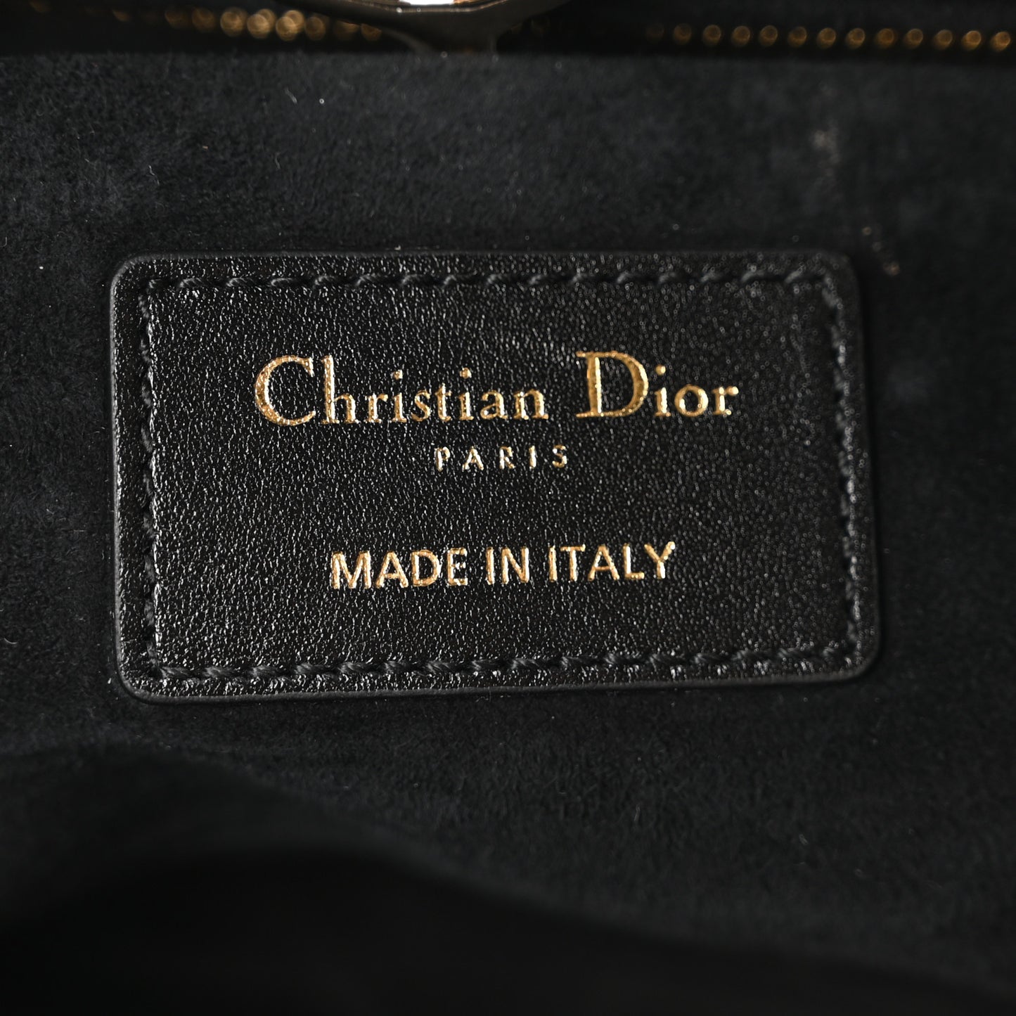 Calfskin Cannage Medium The Lady 95.22 Black