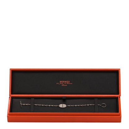 Hermes 18K Rose Gold Diamond Chaine d'Ancre Verso Bracelet ST 9 of 9