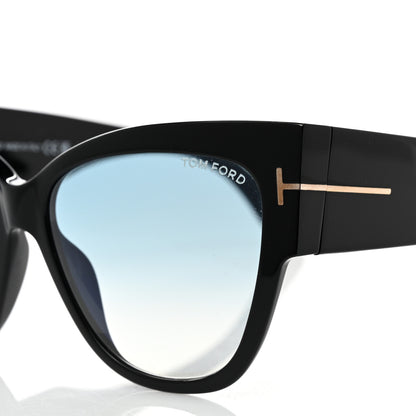 Tom Ford Acetate Anoushka Cat Eye Sunglasses TF371 Black 7 of 8
